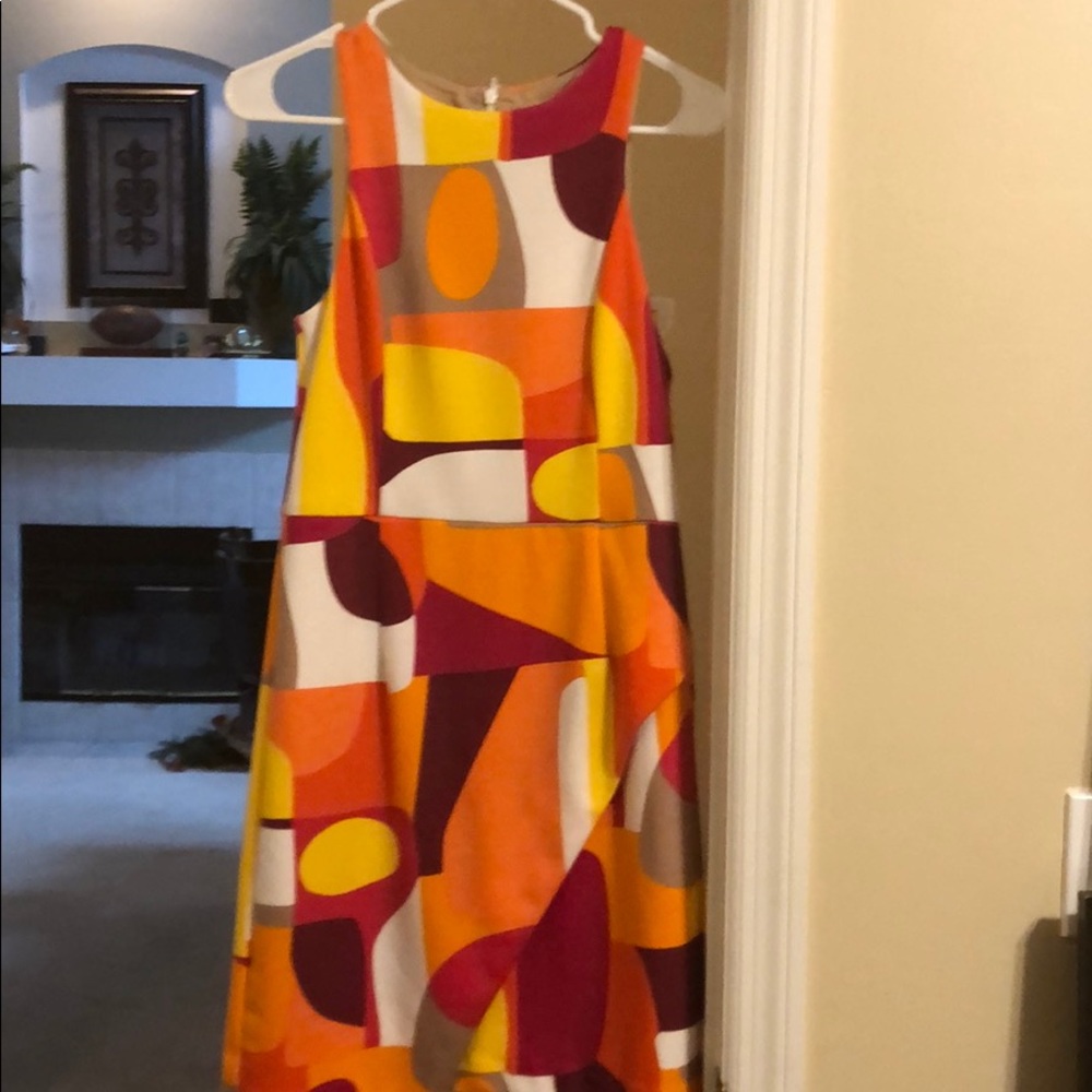 Trina Turk Multicolor Geometric Mini Dress